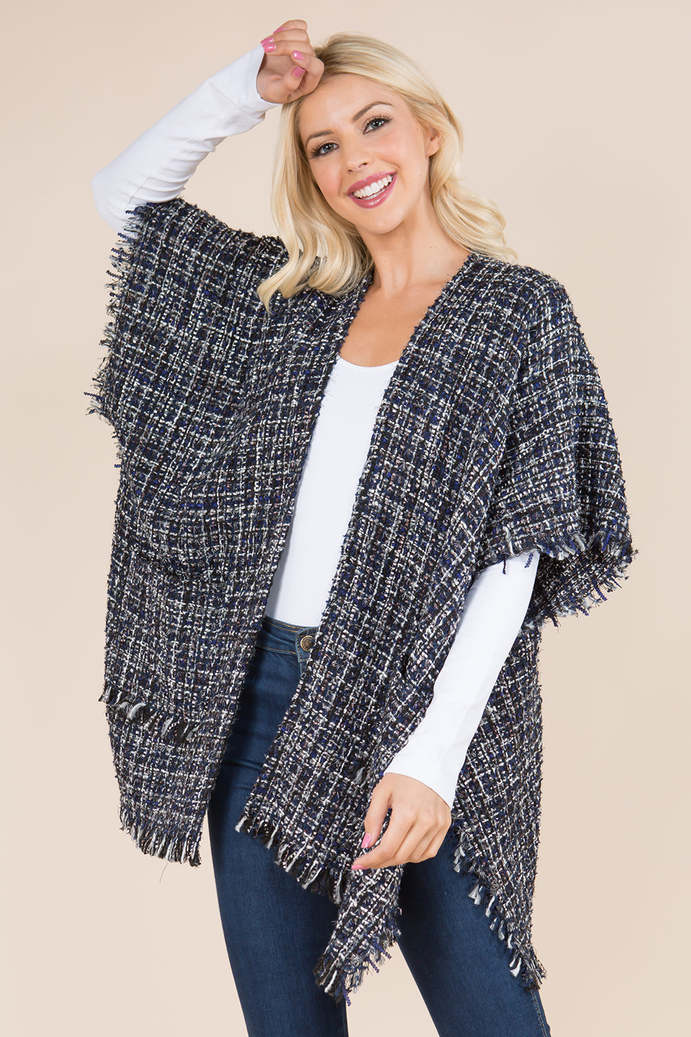 KA-21D3 Tweed Kimono