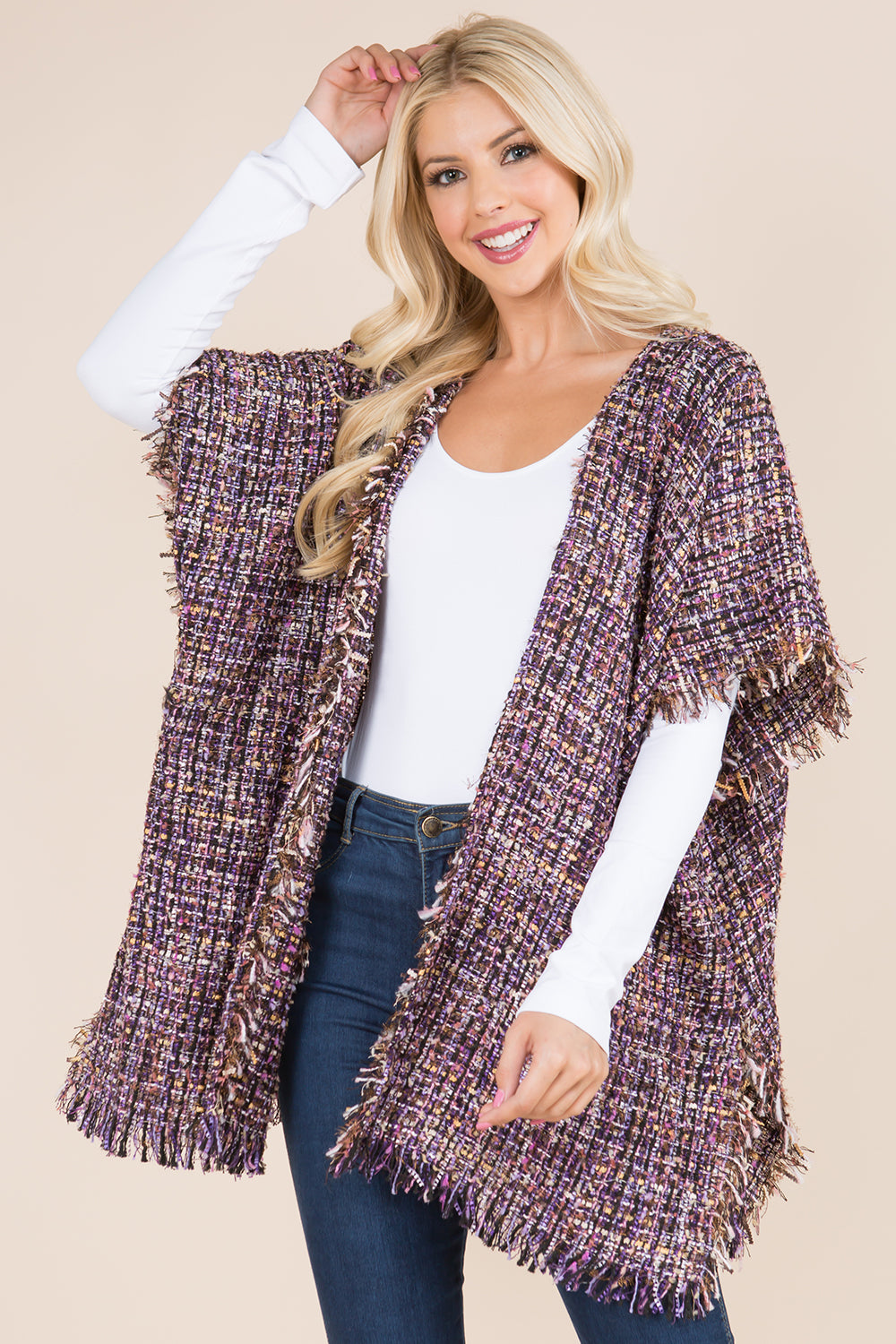 KA-21D3 Tweed Kimono