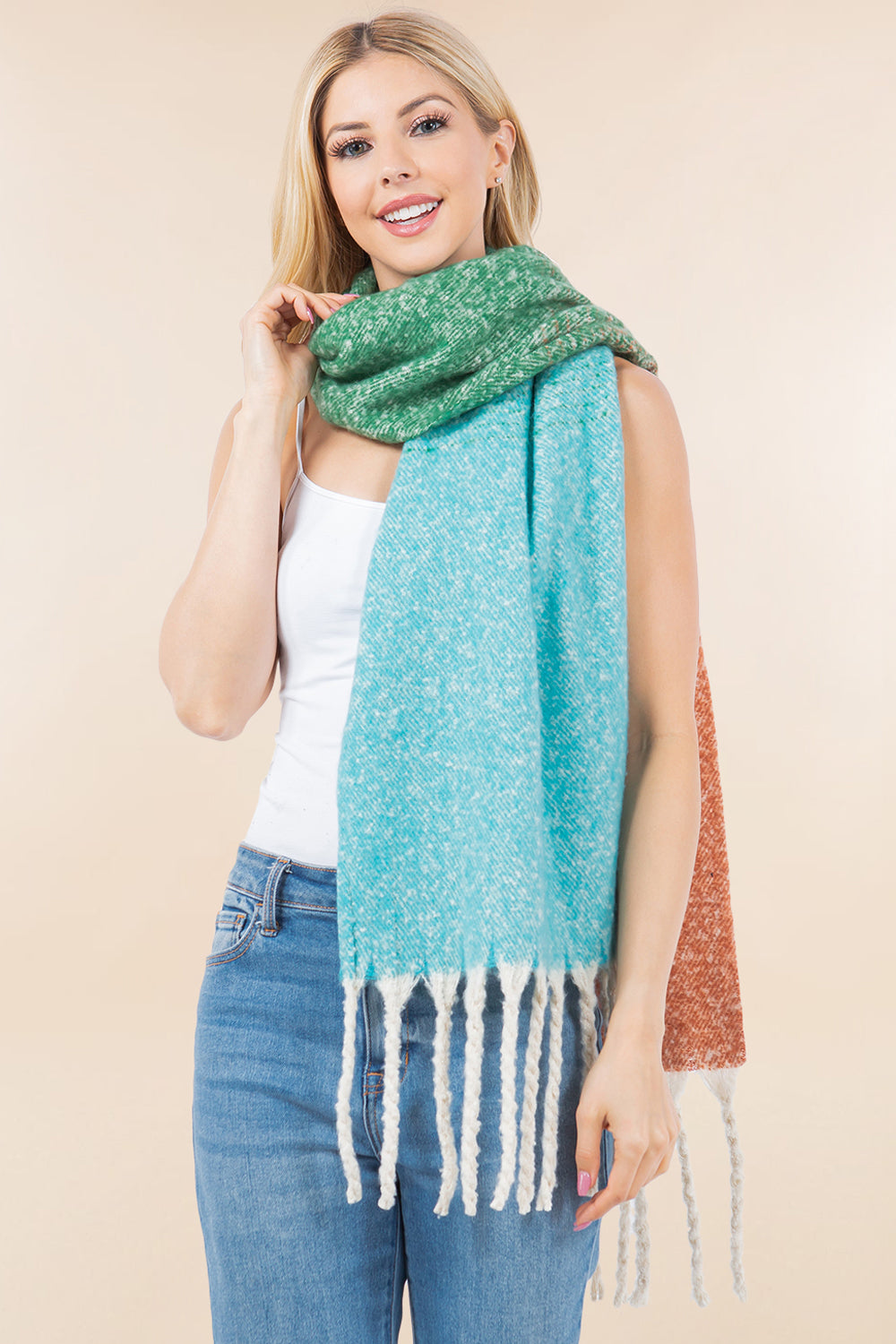 OA-4279 3 tone scarf