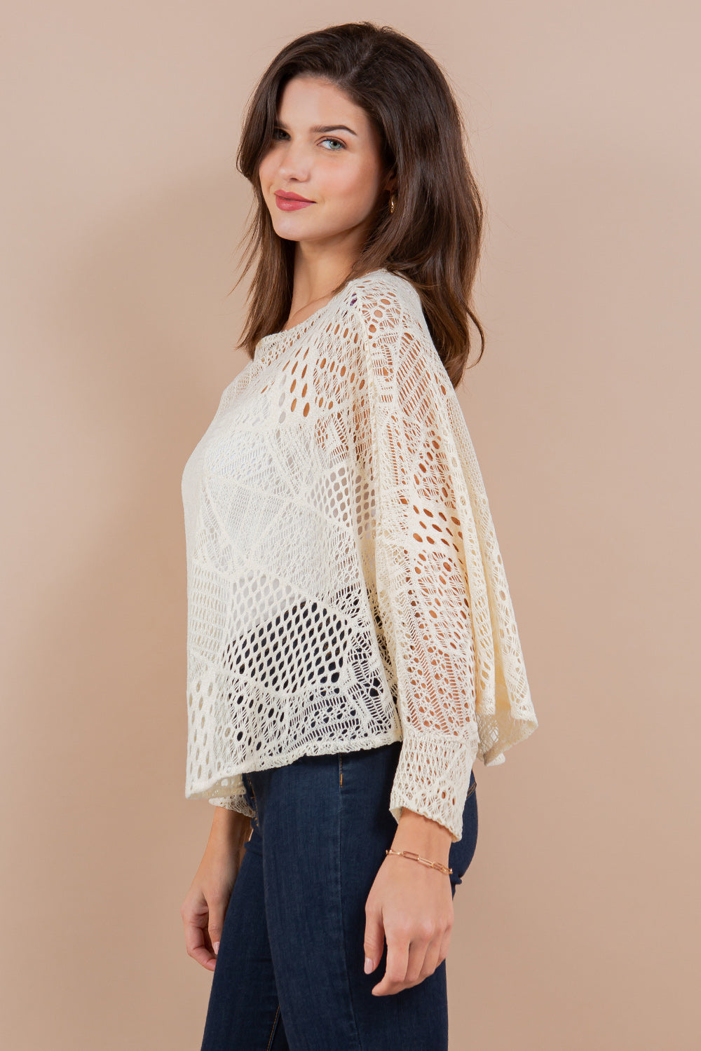 PON-1805 Crochet Pullover
