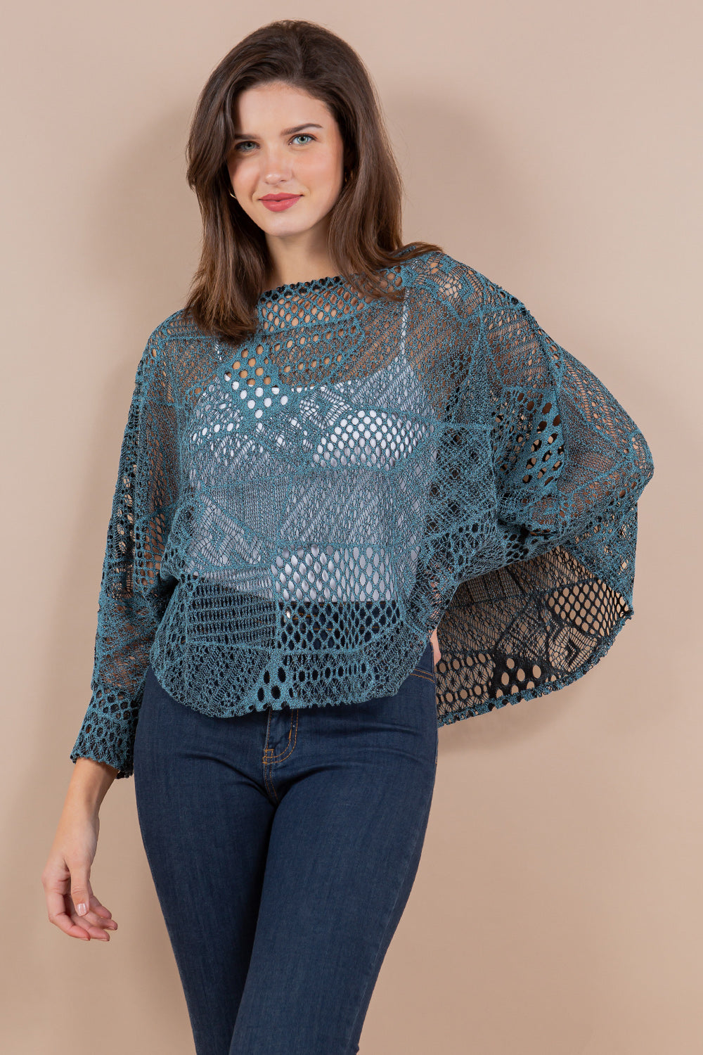 PON-1805 Crochet Pullover