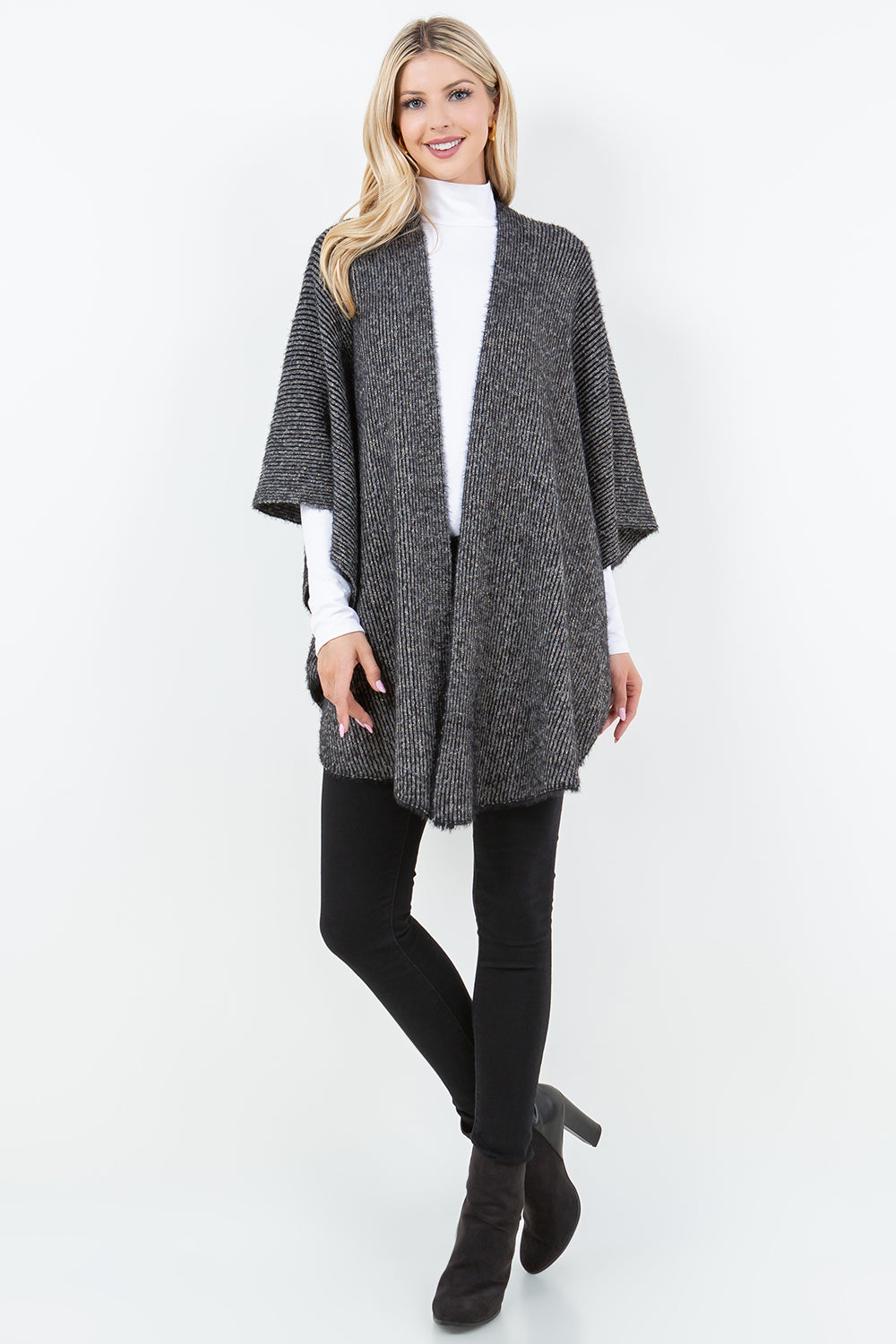 SH-4319 Shawl with Hint of Lurex