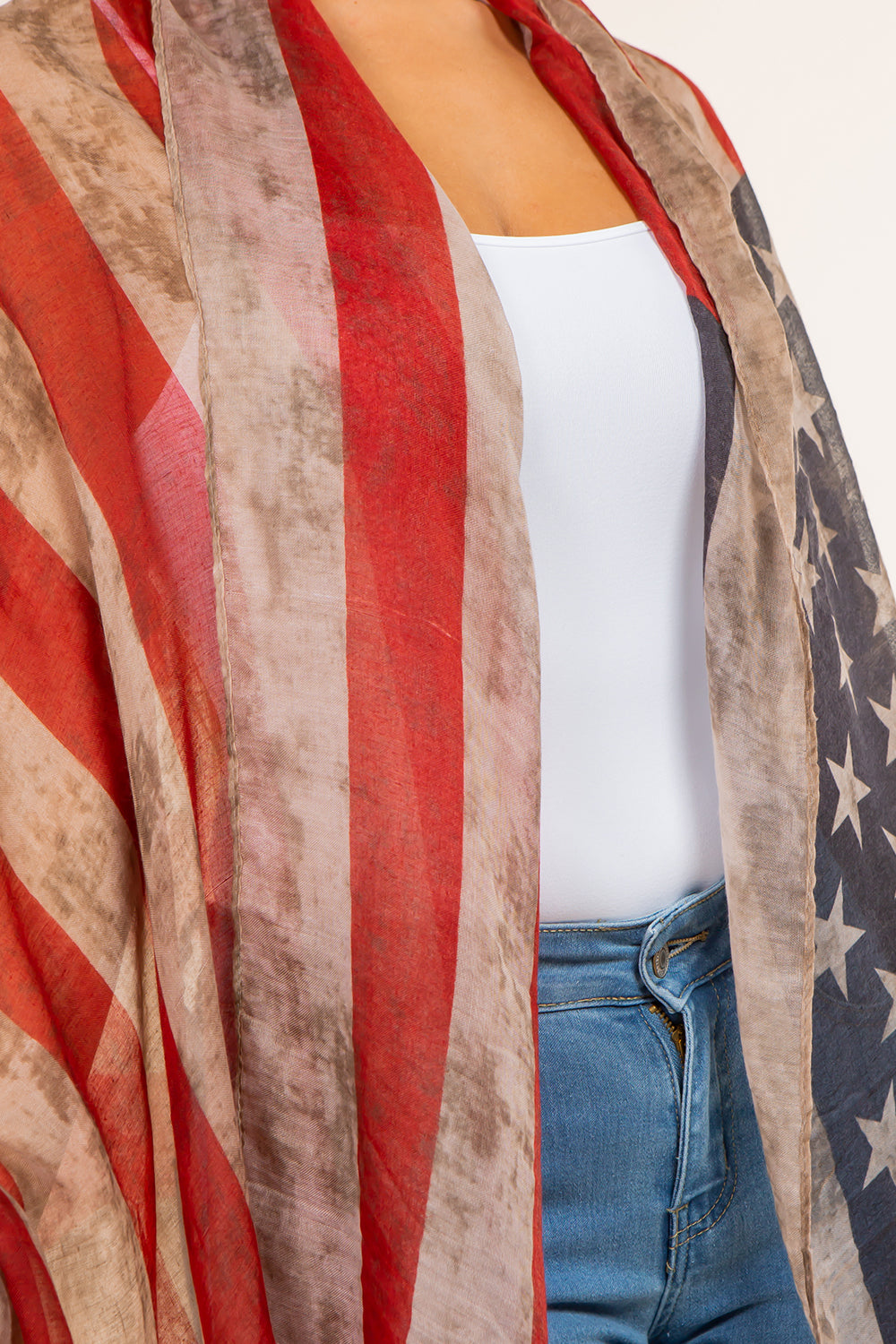GPO-4134 vintage americana design scarf