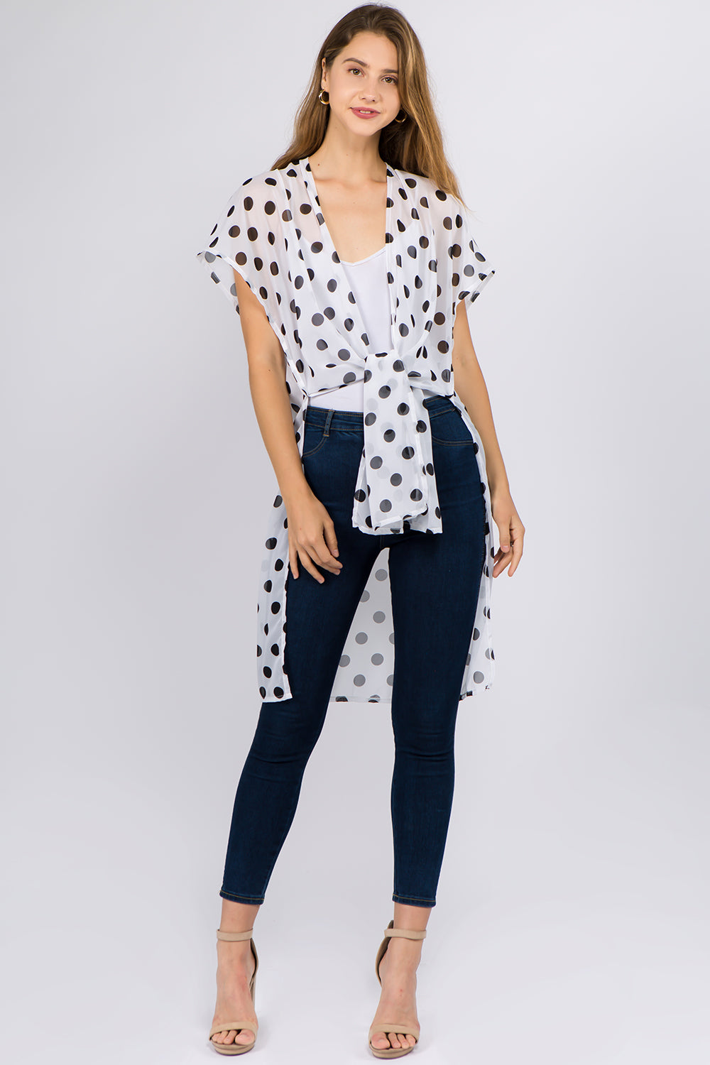 KP-1C11 polka dots kimono