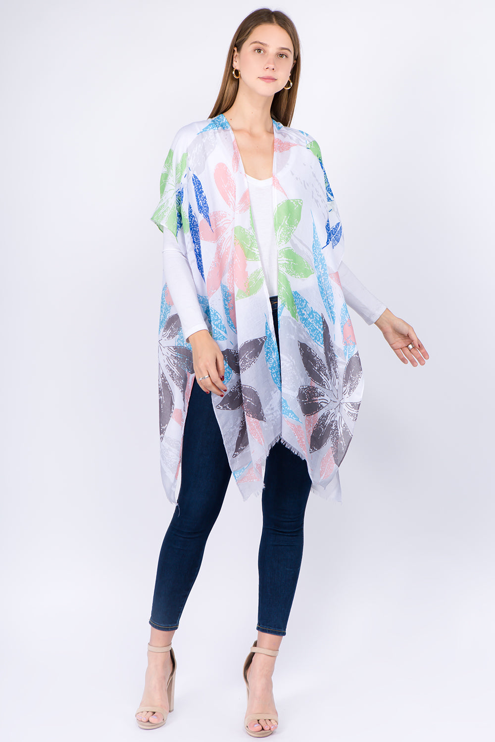 KP-1C22 flower kimono