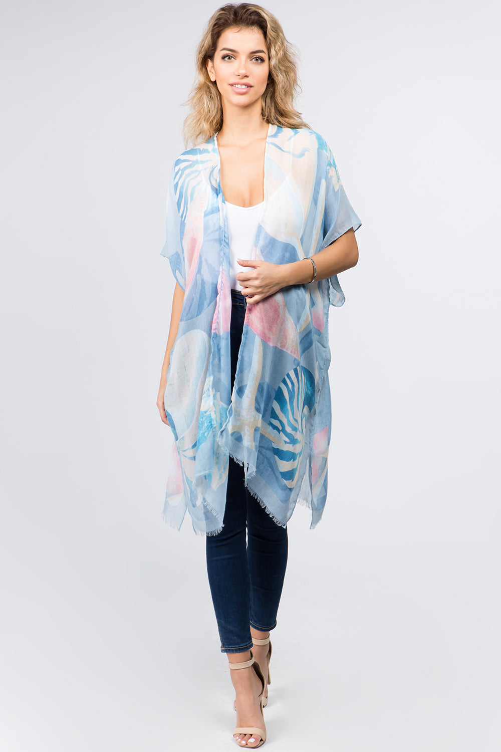 KP-9041 shell design kimono