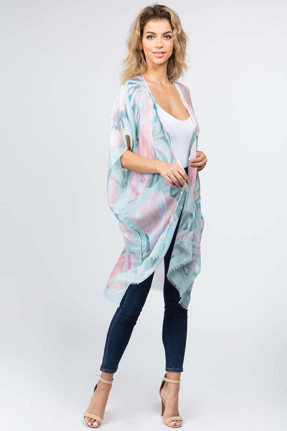 KP-9041 shell design kimono