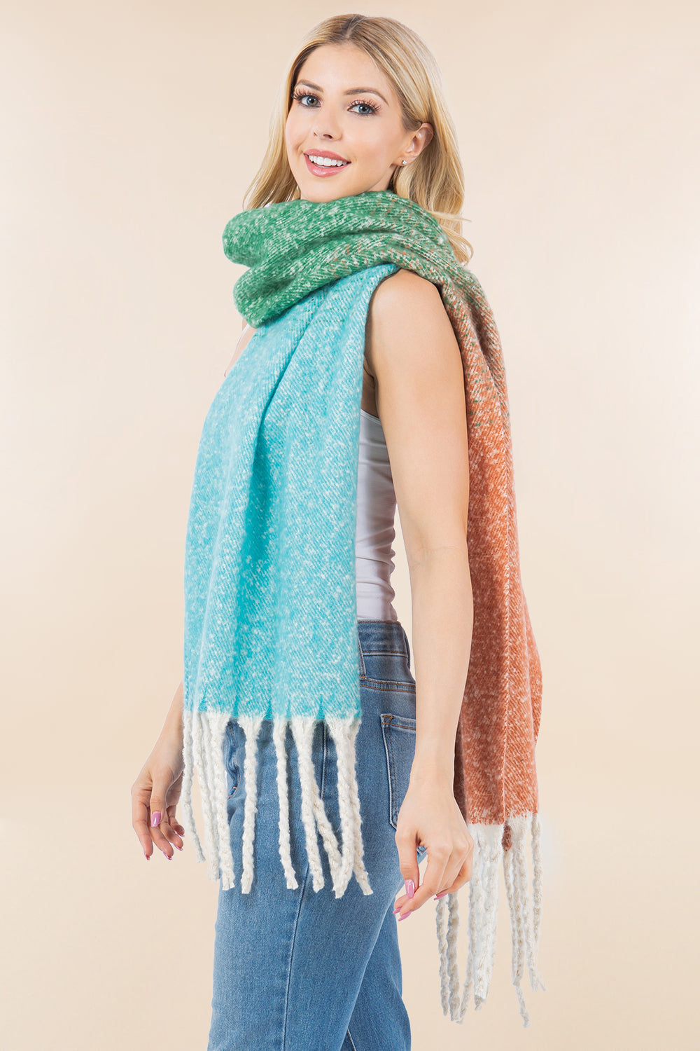 OA-4279 3 tone scarf