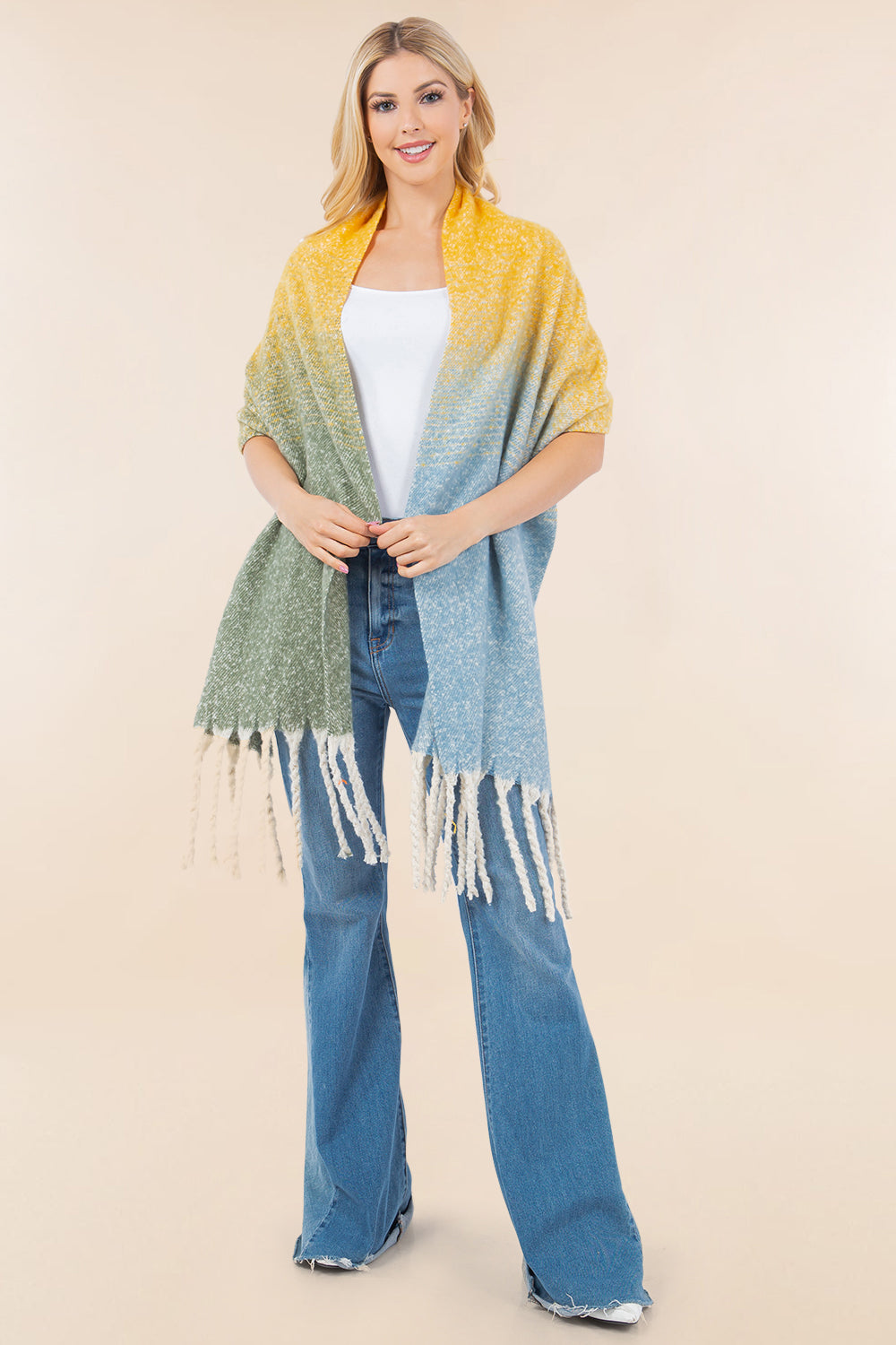 OA-4279 3 tone scarf