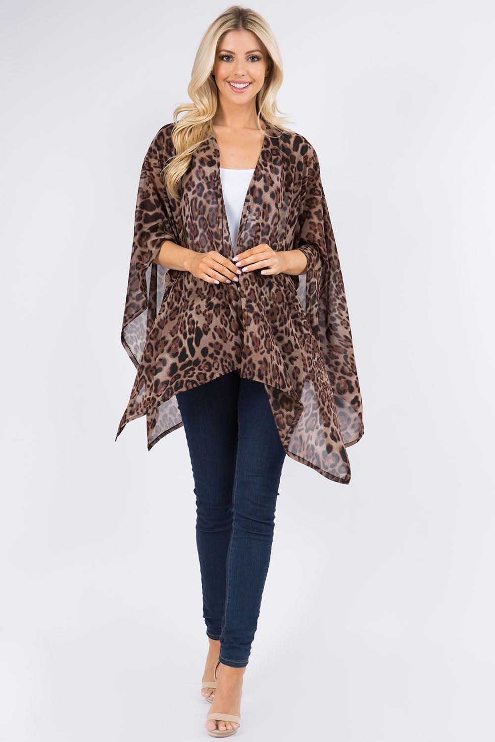 RP-3113 leopard design shawl