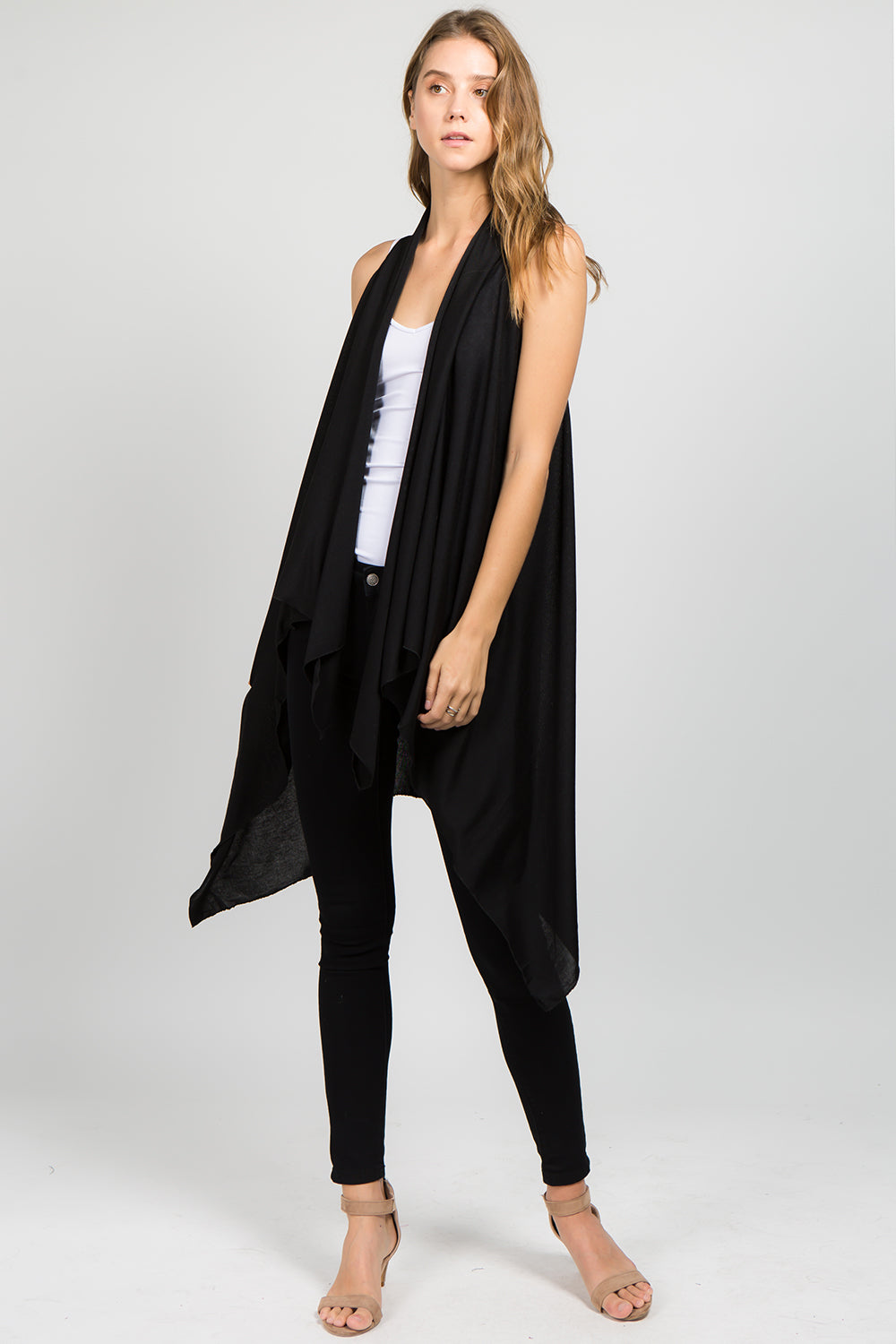 SN-48 solid color stretchy vest