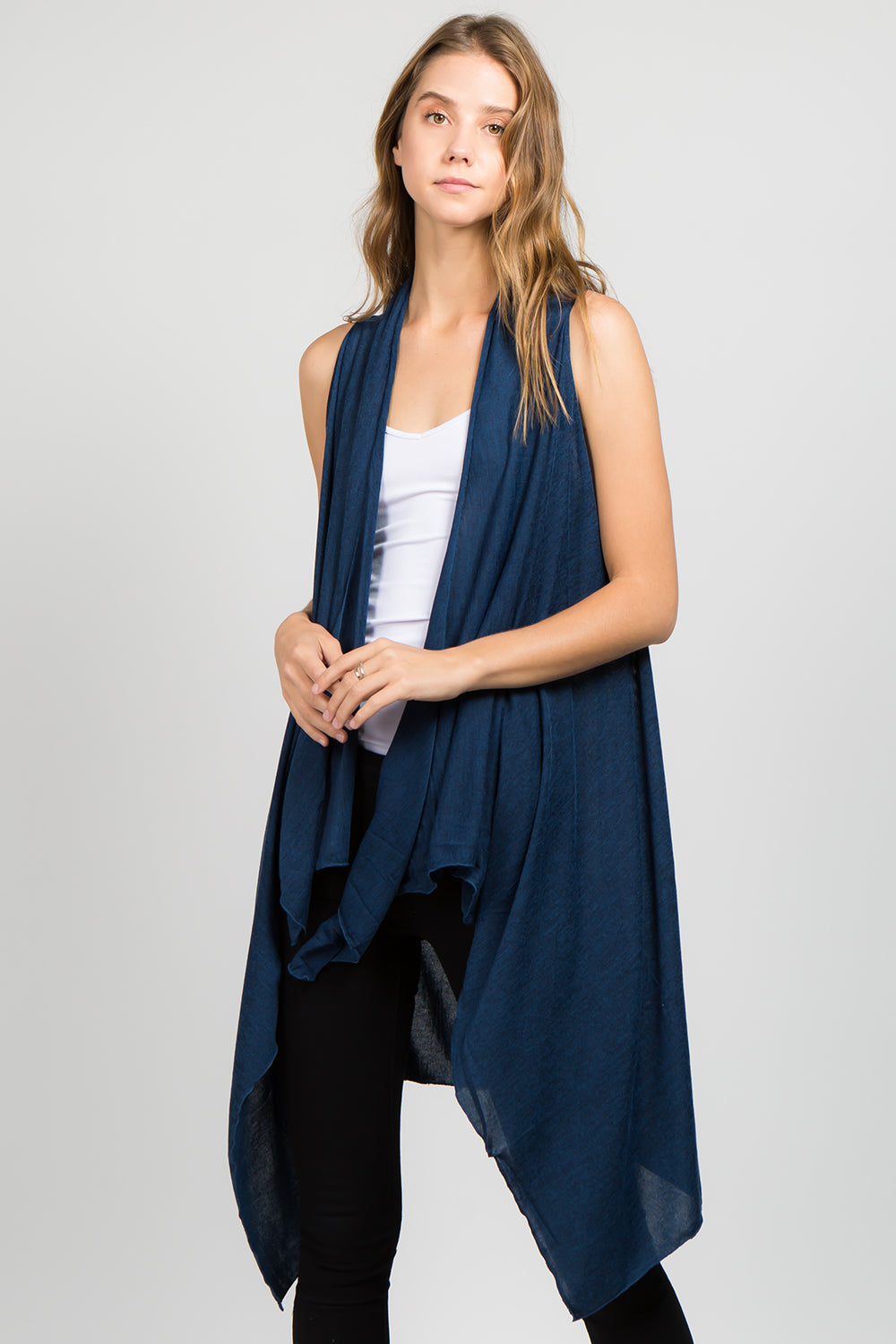 SN-48 solid color stretchy vest