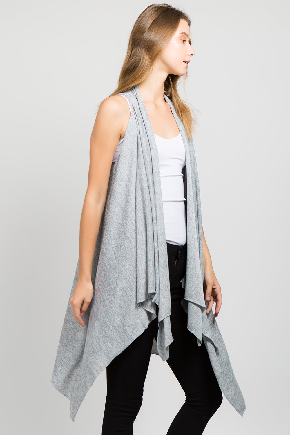 SN-48 solid color stretchy vest