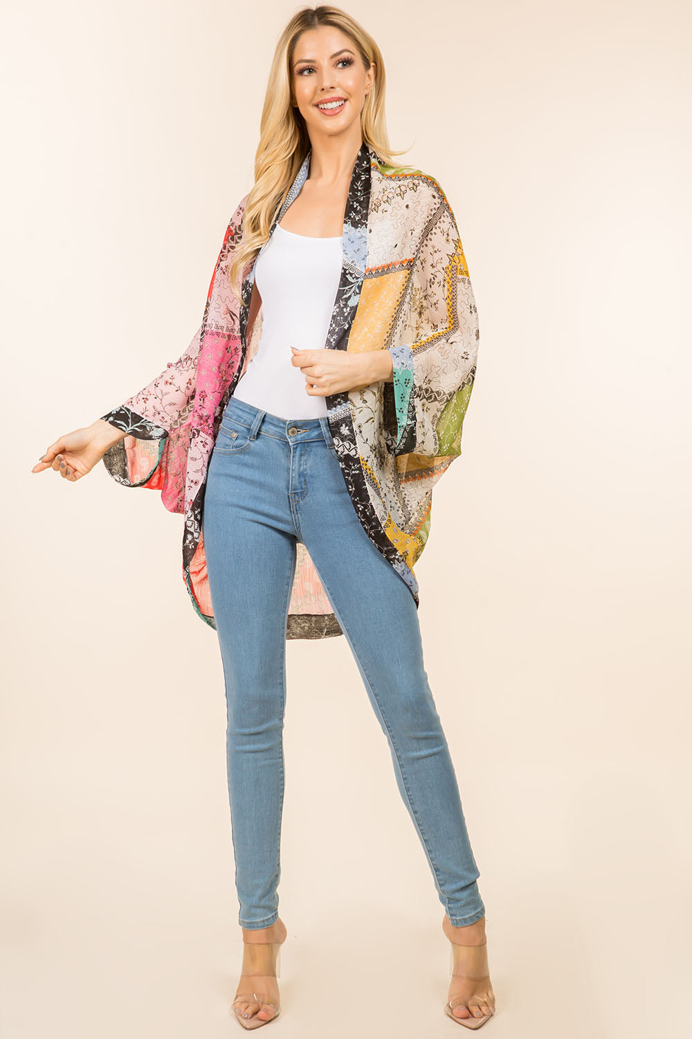 SP-4150 floral patchwork design wearable