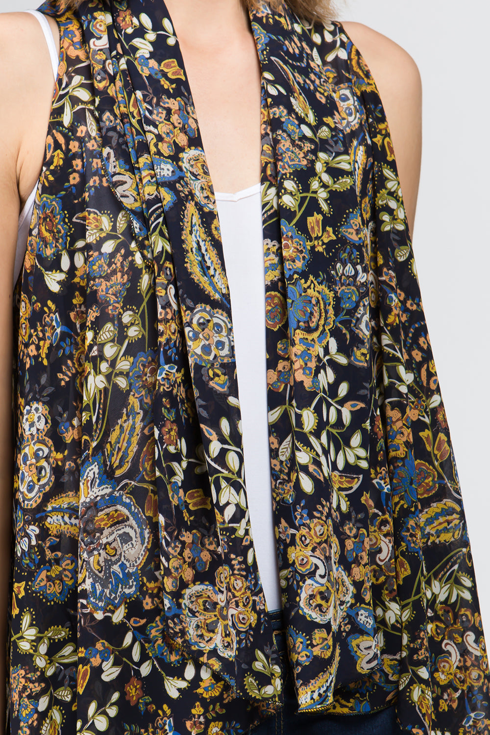 VP-9391 multi floral design duster