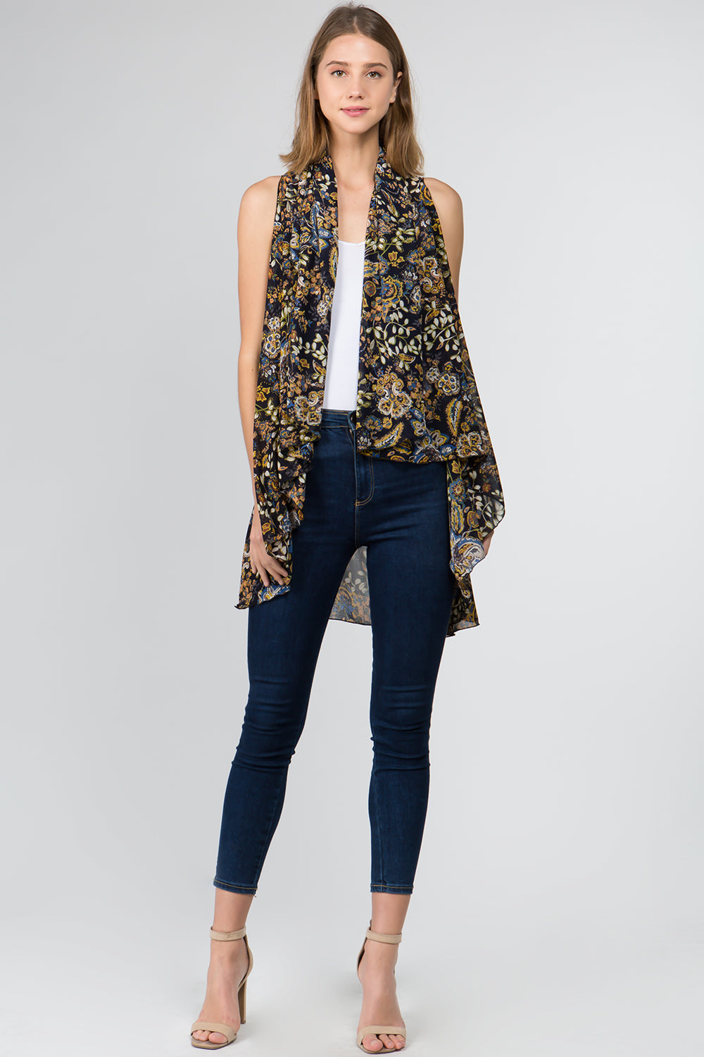 VP-9391 multi floral design duster