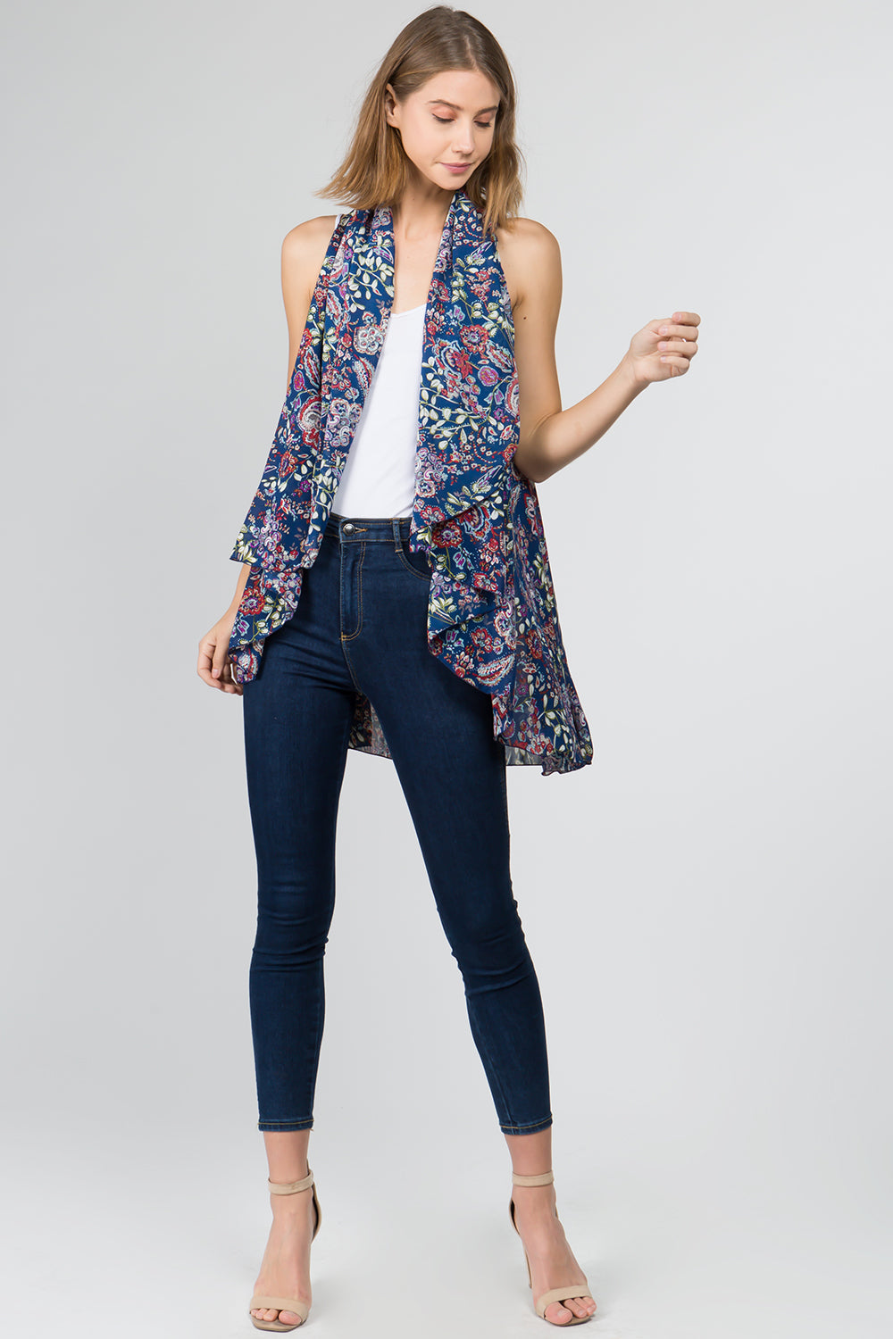 VP-9391 multi floral design duster