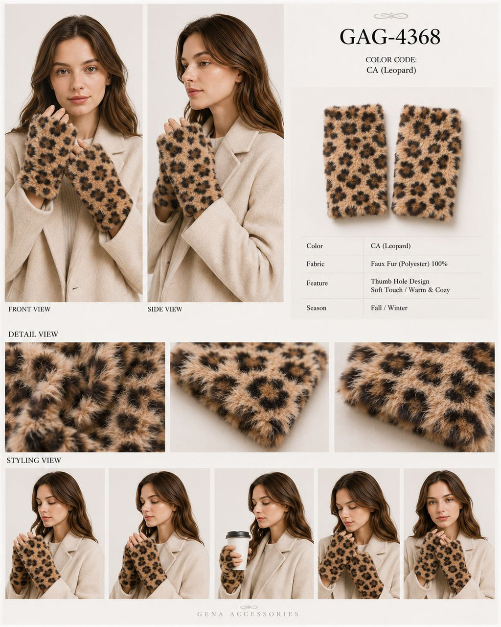 Leopard Hand Warmer GAG-4368