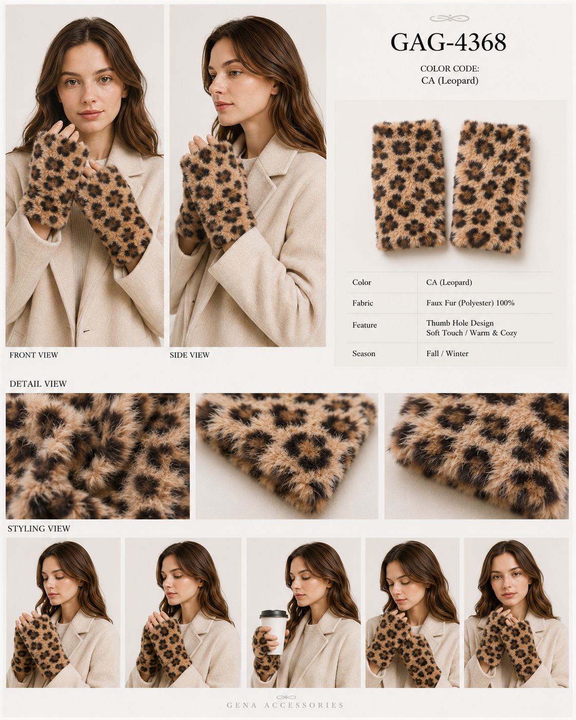 Leopard Hand Warmer GAG-4368