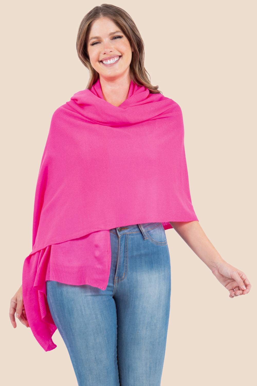 GAO-4249 solid color shawl