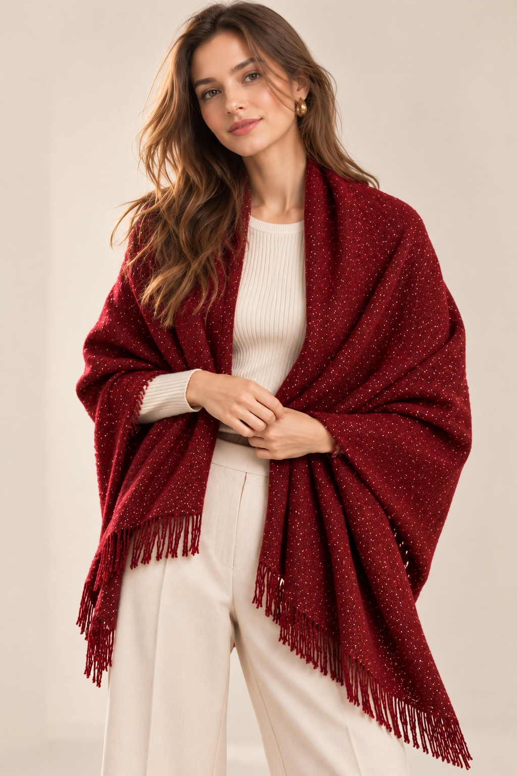 Soft Sparkle Scarf GAO-4366