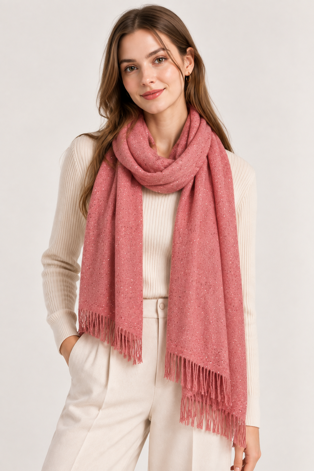 Soft Sparkle Scarf GAO-4366