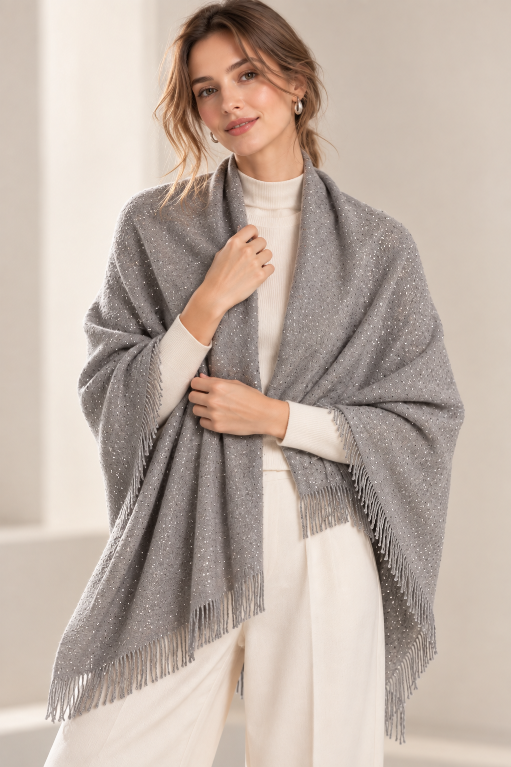 Soft Sparkle Scarf GAO-4366