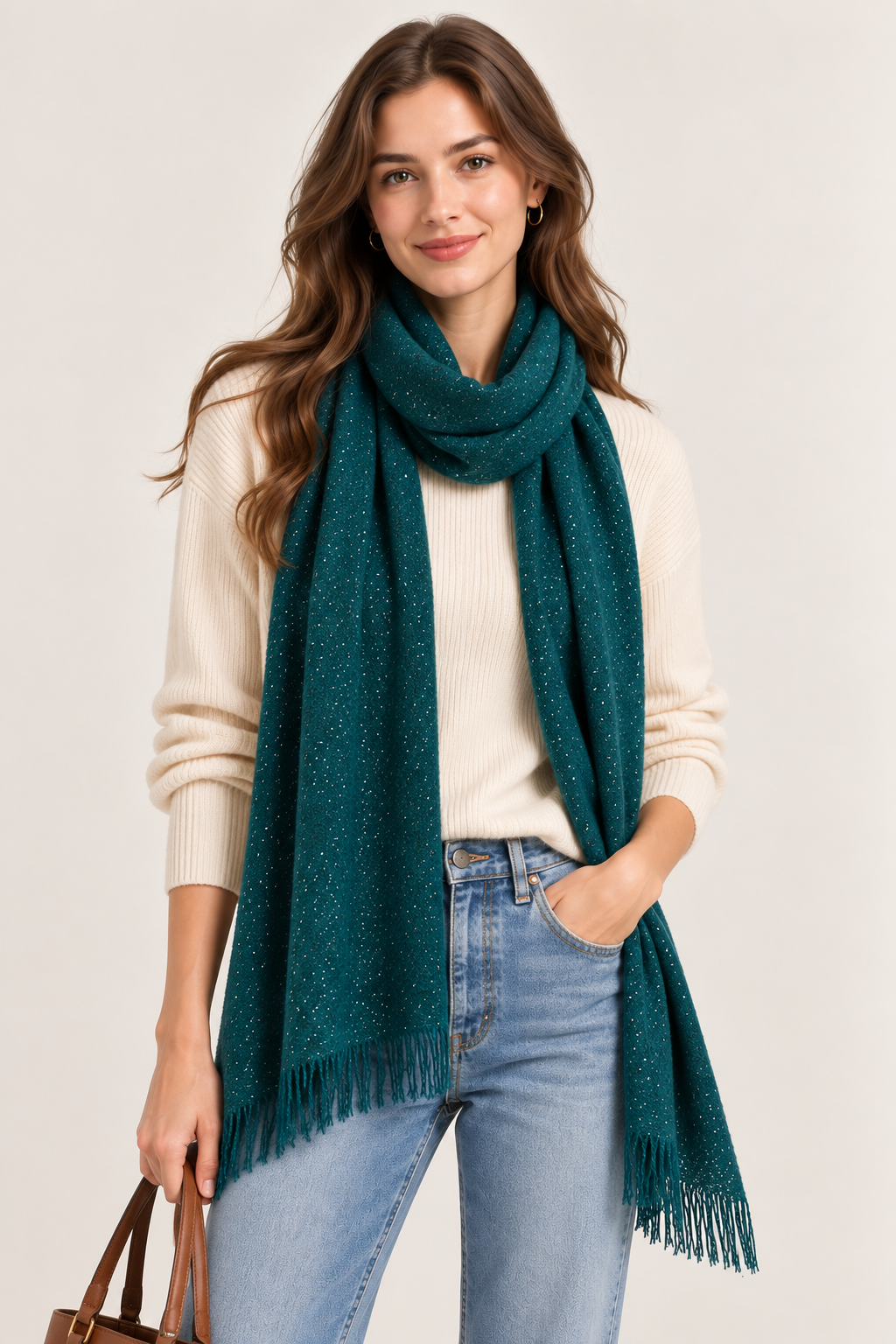 Soft Sparkle Scarf GAO-4366