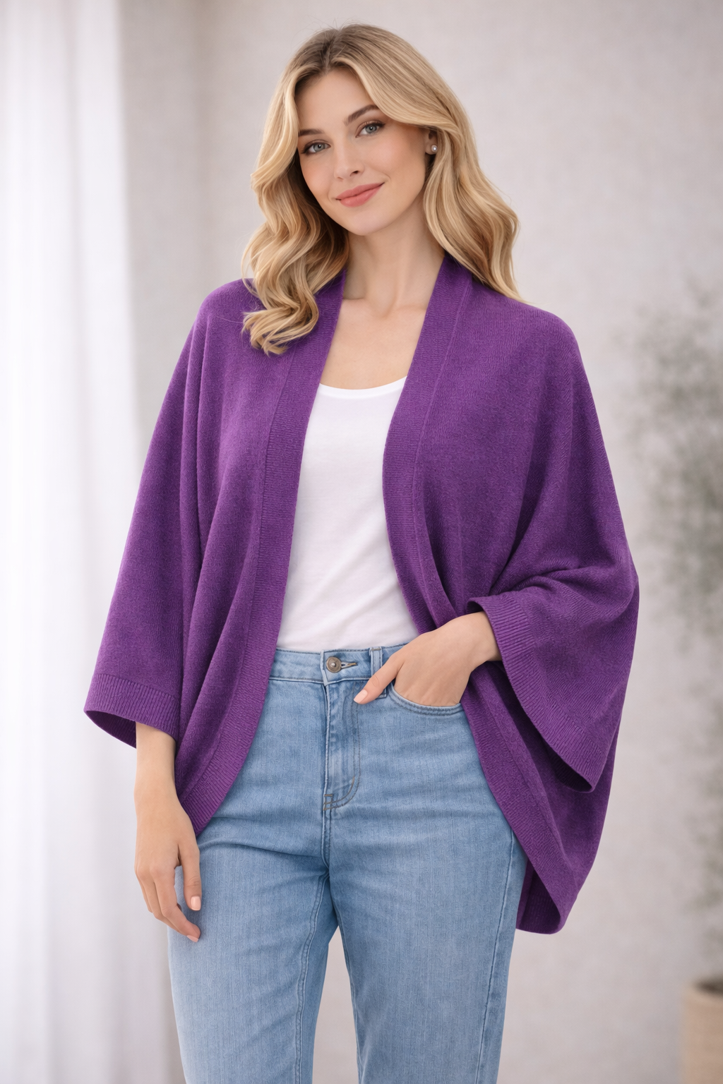 GAS-4340 Soft Knit Open Wrap