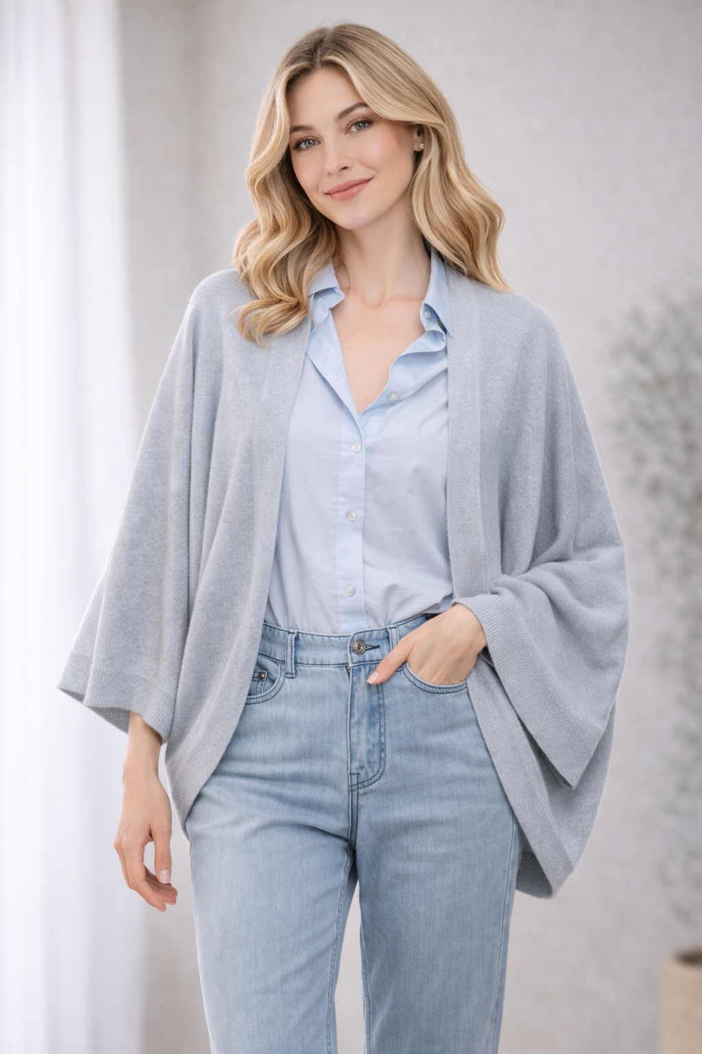 GAS-4340 Soft Knit Open Wrap