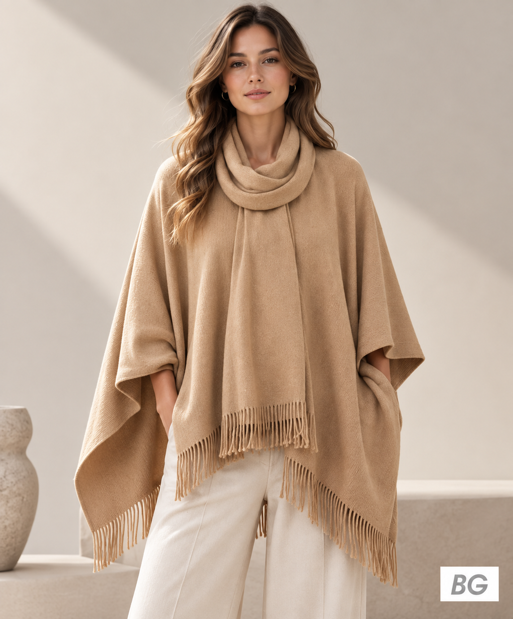Scarf Poncho GAS-4352
