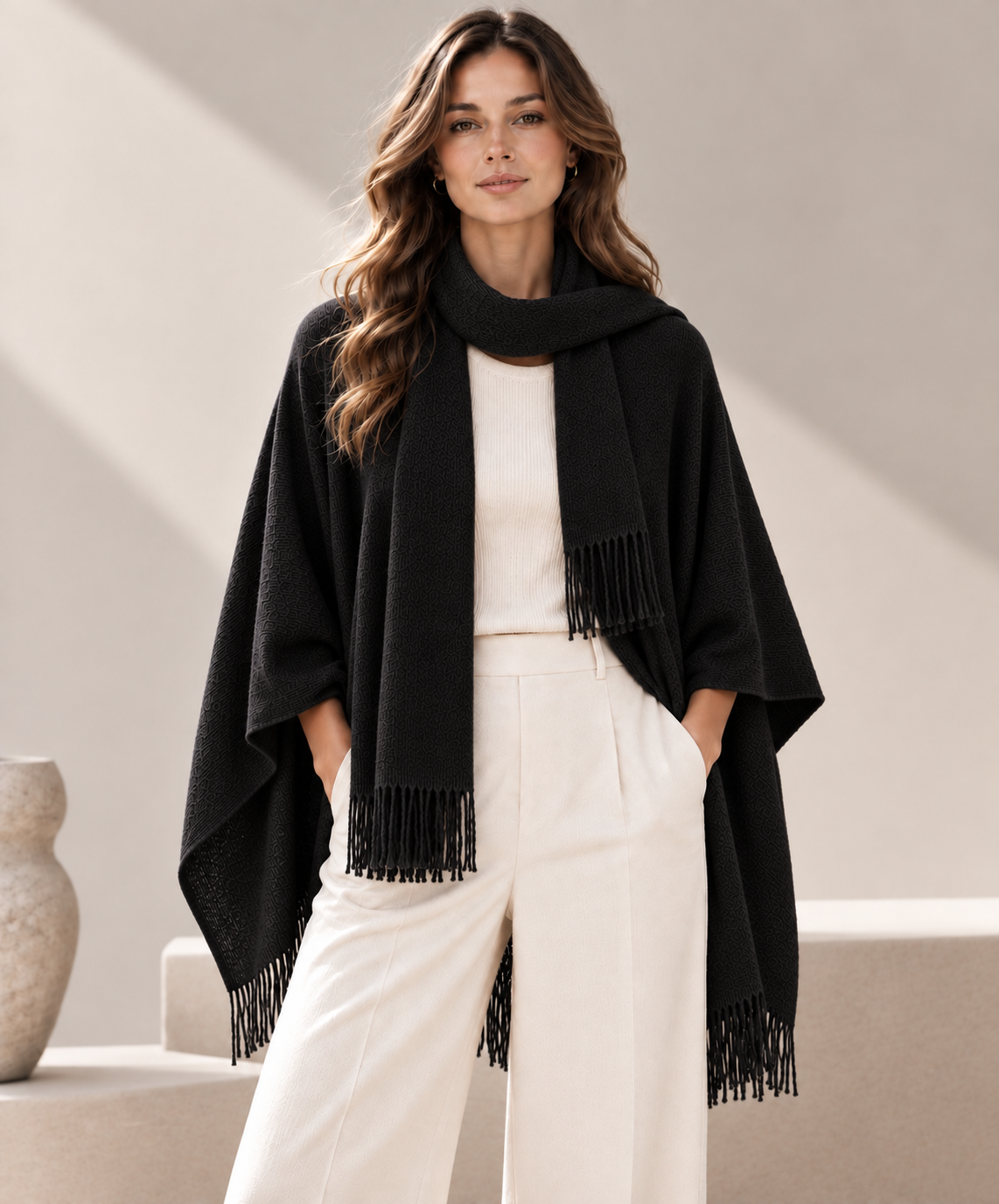 Scarf Poncho GAS-4352
