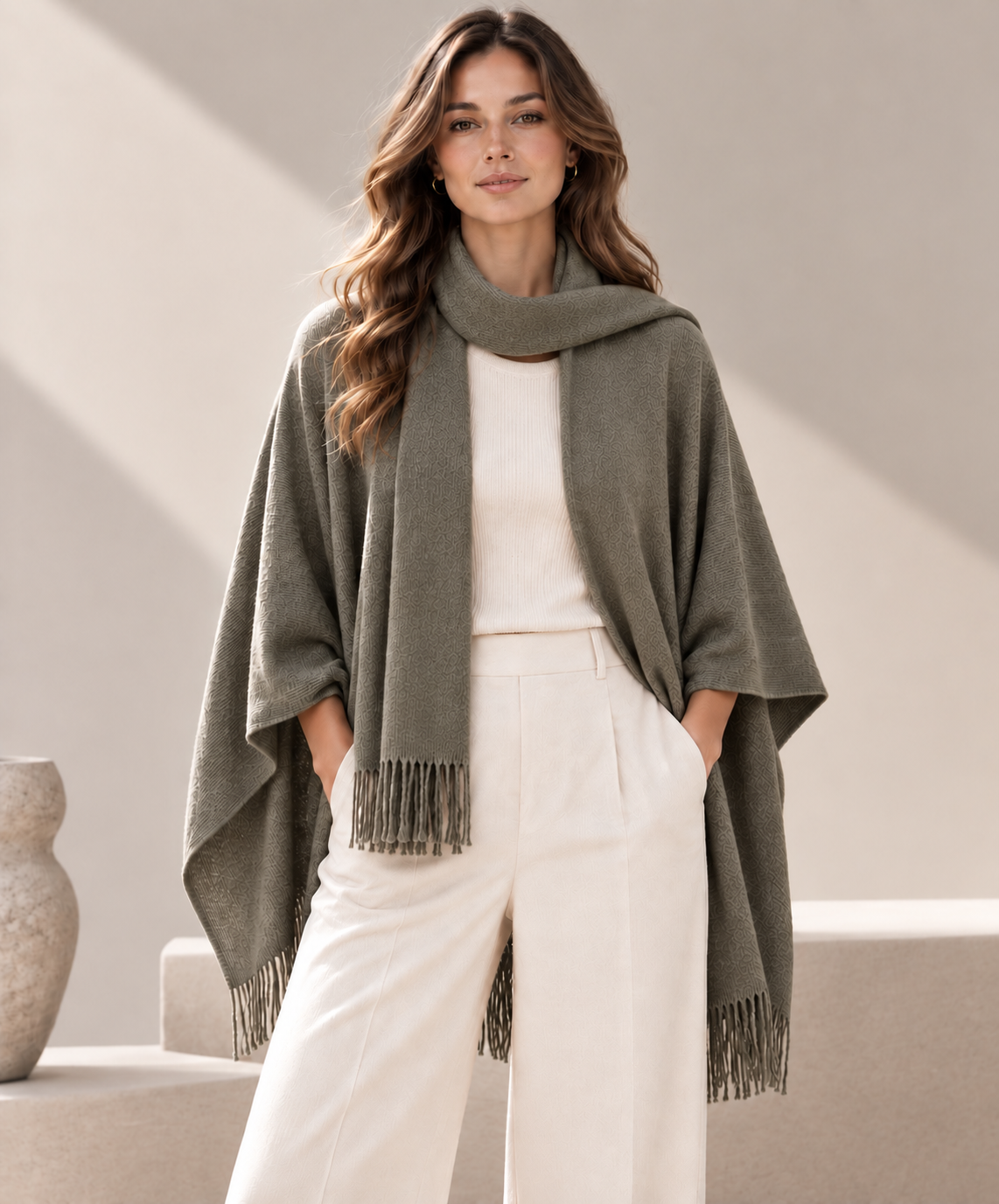 Scarf Poncho GAS-4352