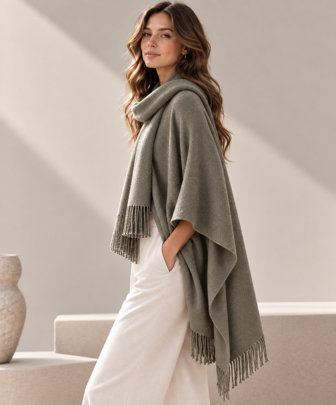 Scarf Poncho GAS-4352