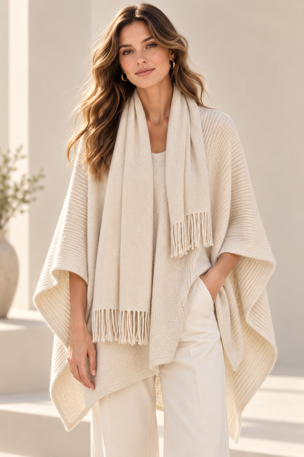 Scarf Poncho GAS-4352