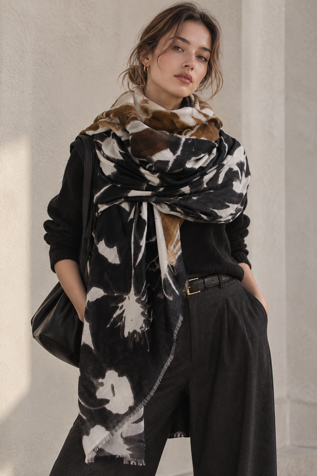 Tie-Dye Print Scarf GPO-4363