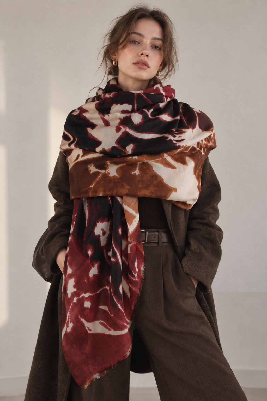 Tie-Dye Print Scarf GPO-4363