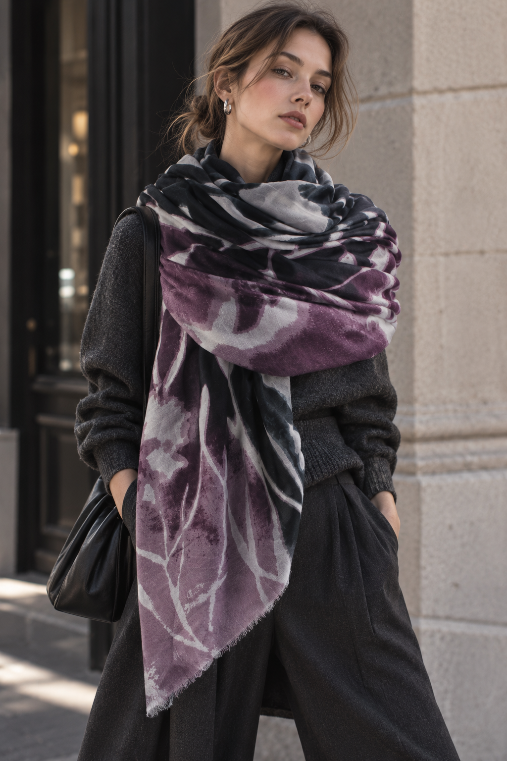 Tie-Dye Print Scarf GPO-4363