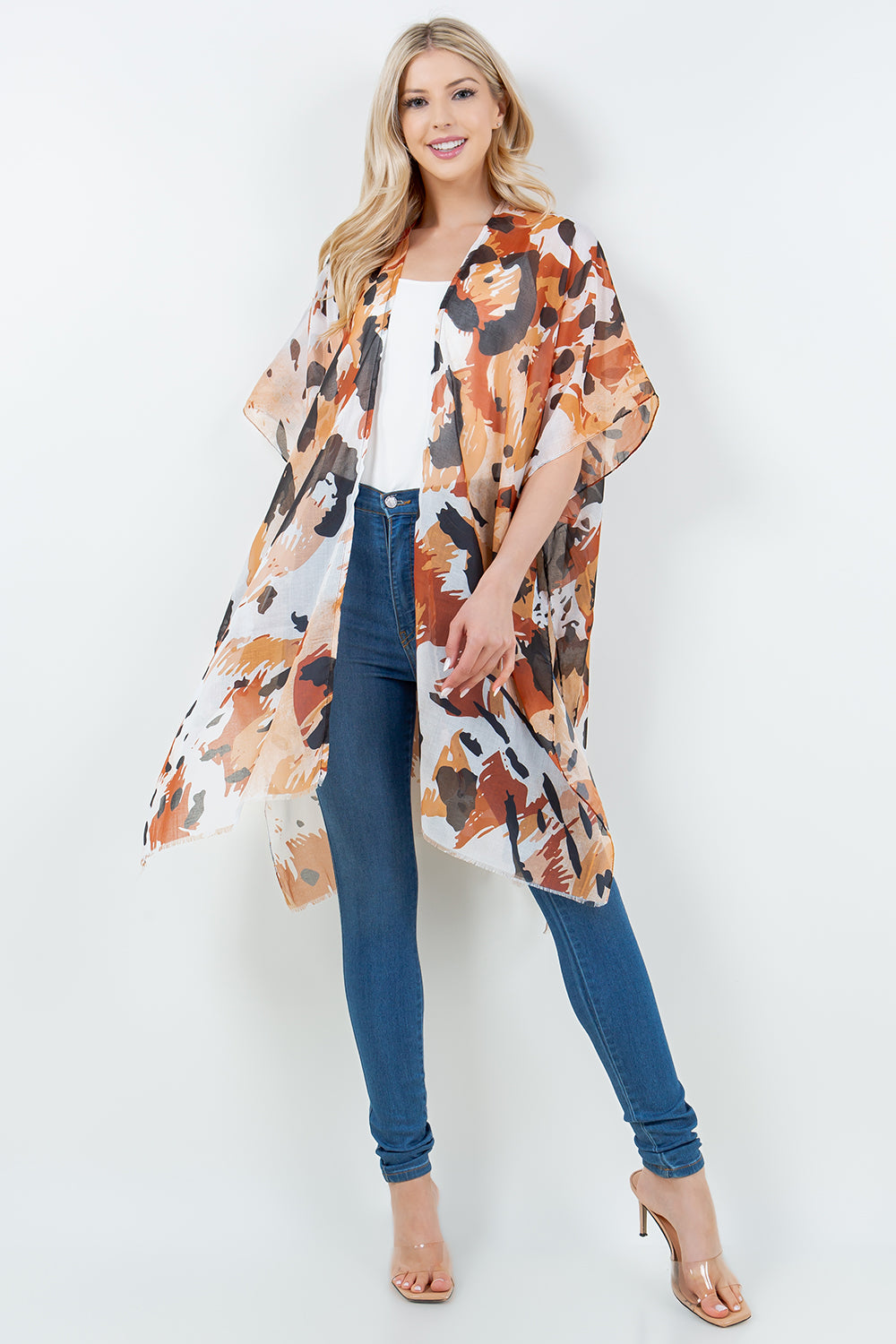 KP-4309 Leopard Kimono