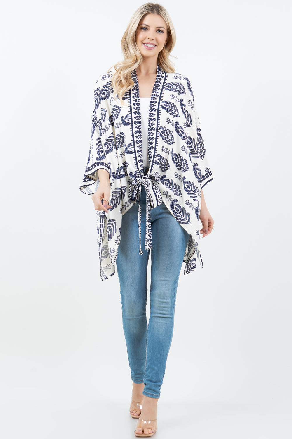 KP-5511 Kimono w/ Front Ties