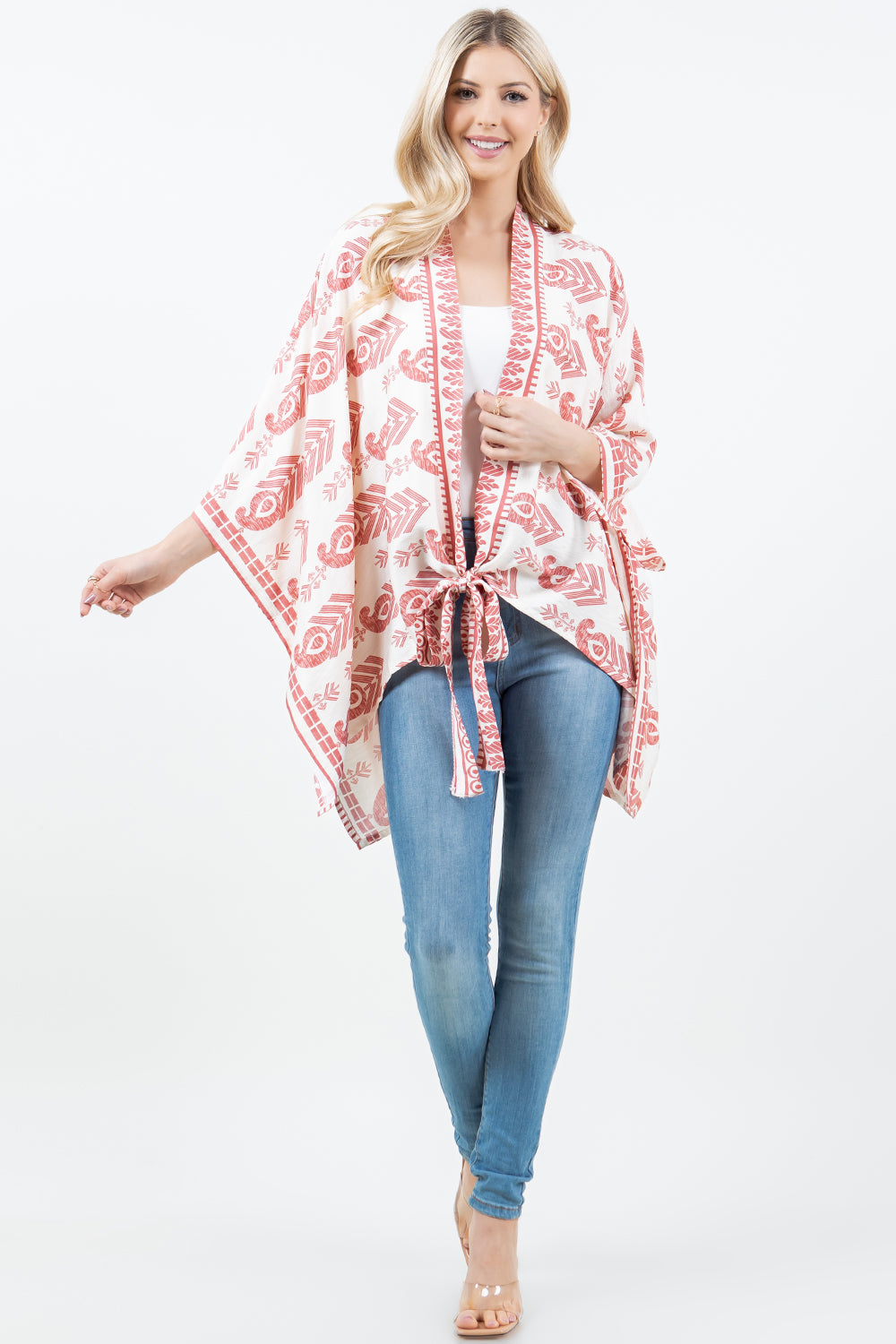 KP-5511 Kimono w/ Front Ties