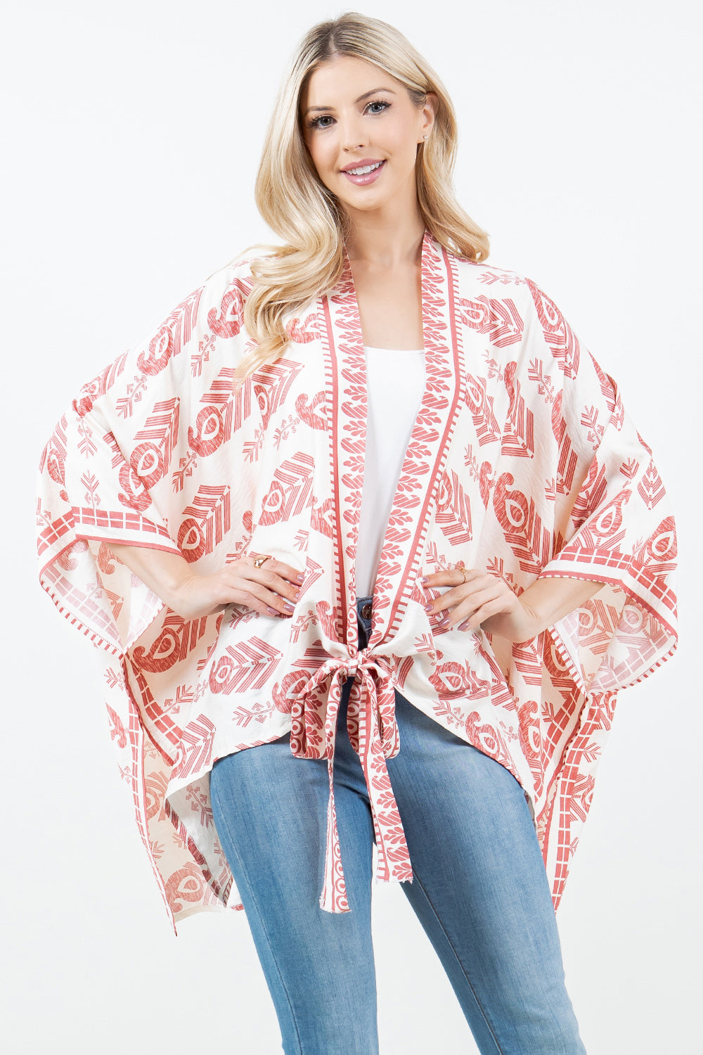 KP-5511 Kimono w/ Front Ties