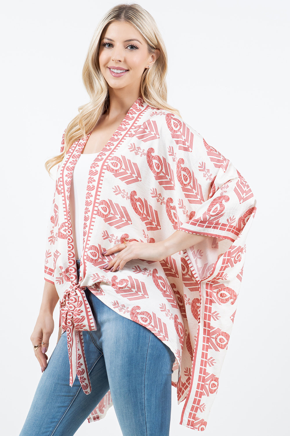 KP-5511 Kimono w/ Front Ties