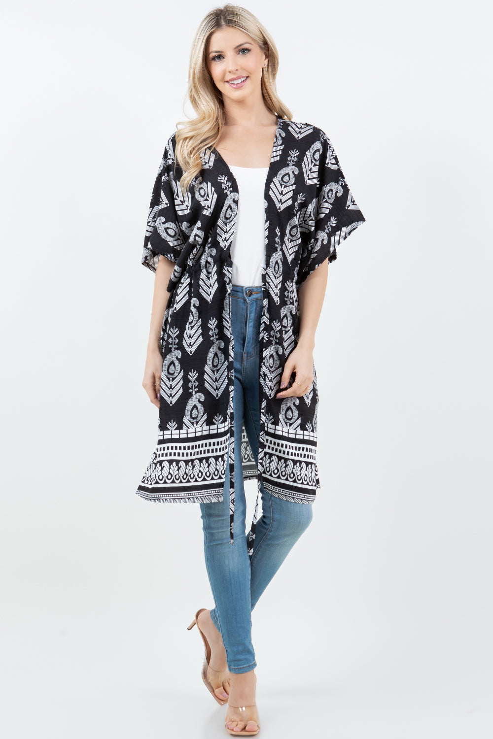 KP-5516 Eyelet Design Wearable w/ Front Ties