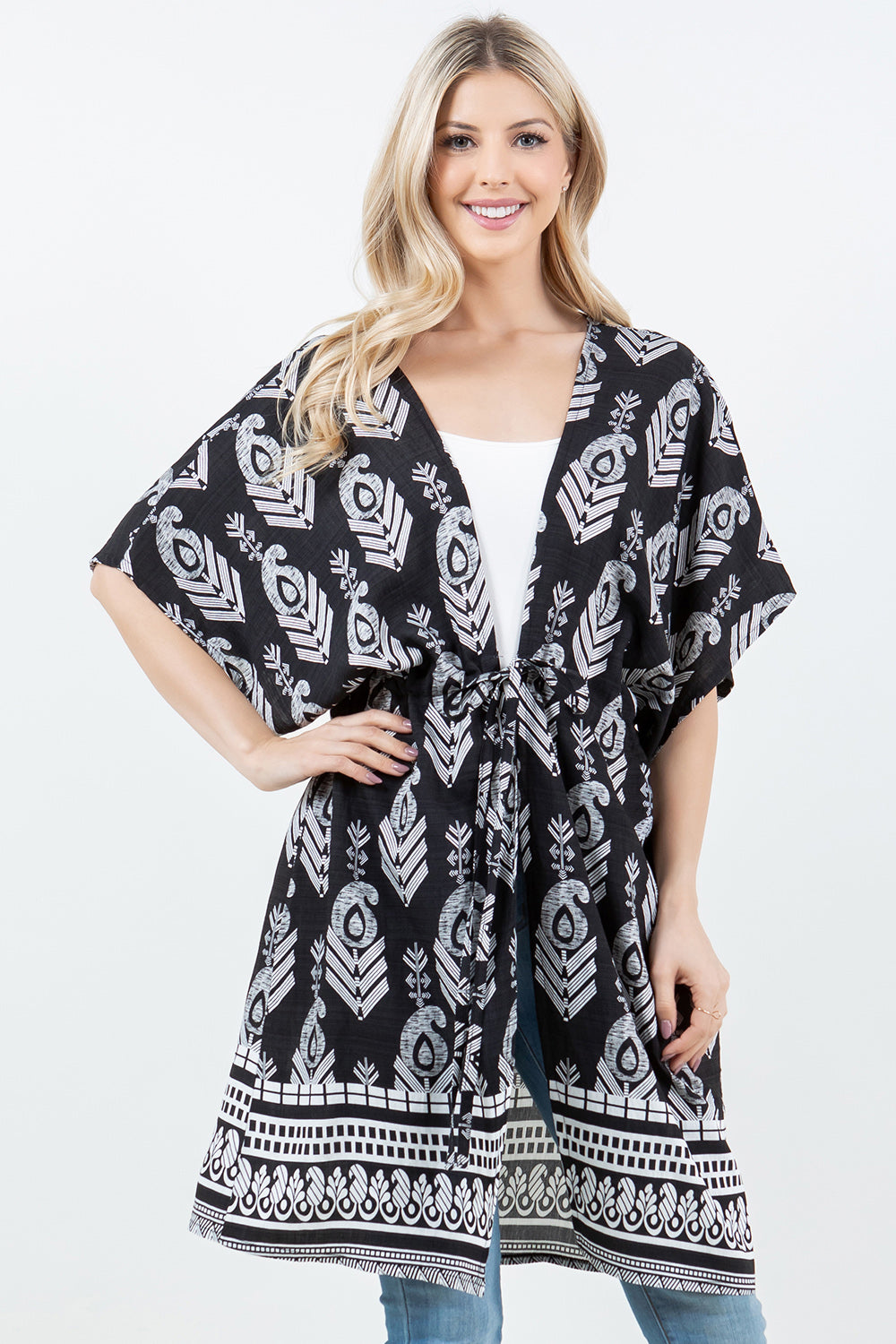 KP-5516 Eyelet Design Wearable w/ Front Ties