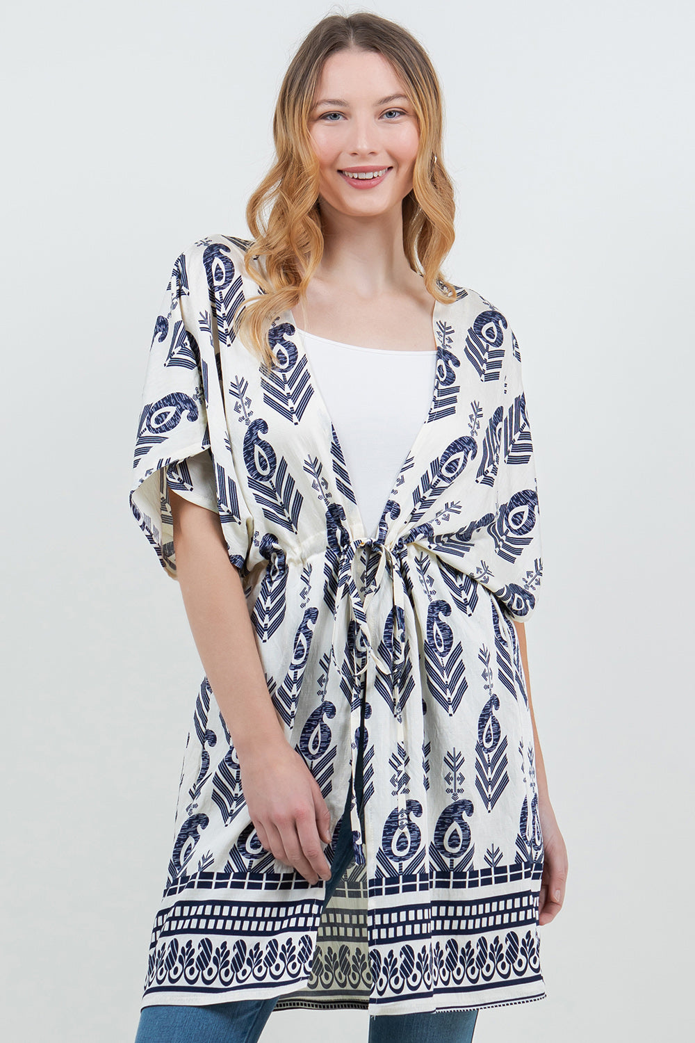 KP-5516 Eyelet Design Wearable w/ Front Ties