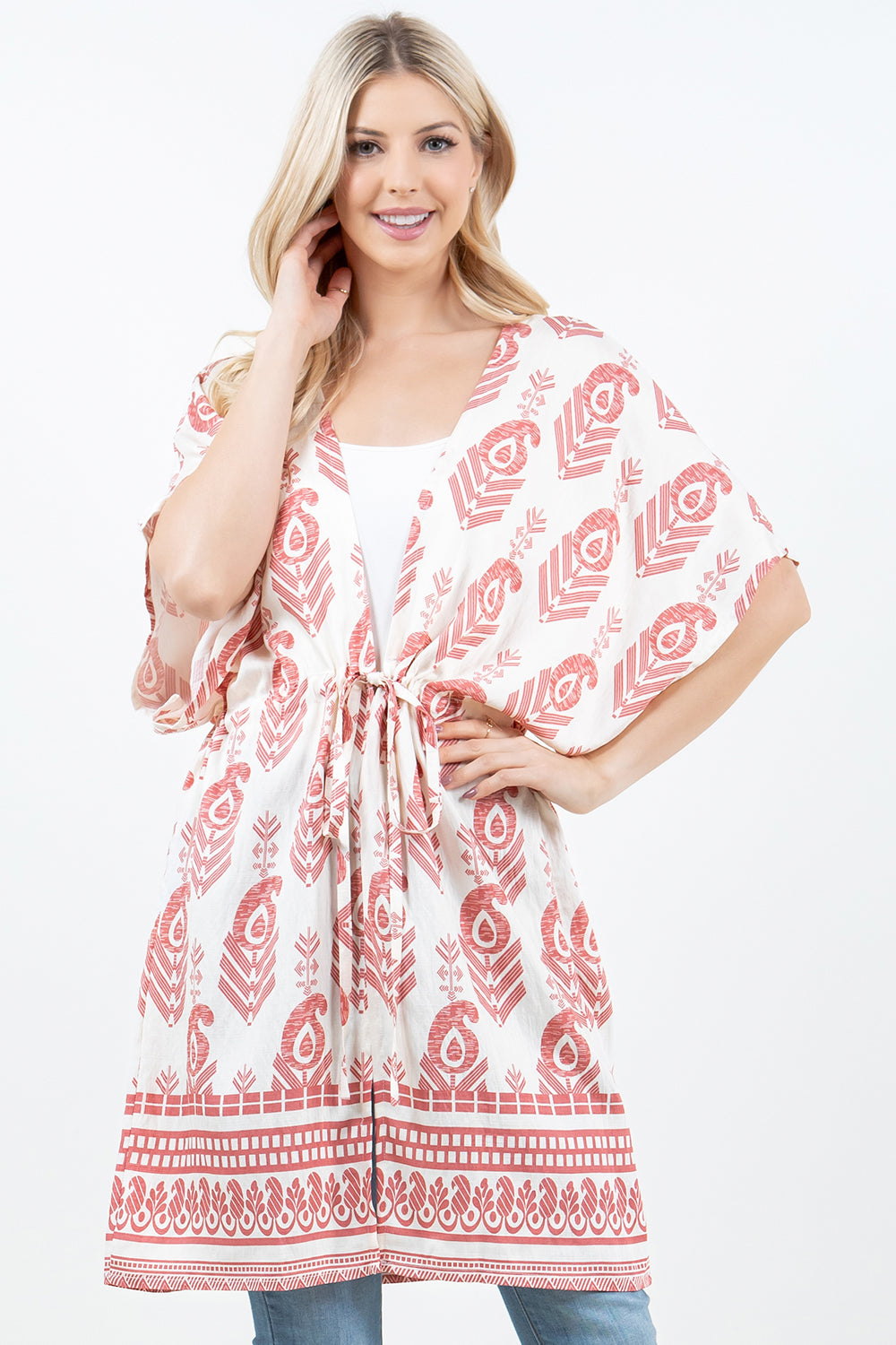 KP-5516 Eyelet Design Wearable w/ Front Ties