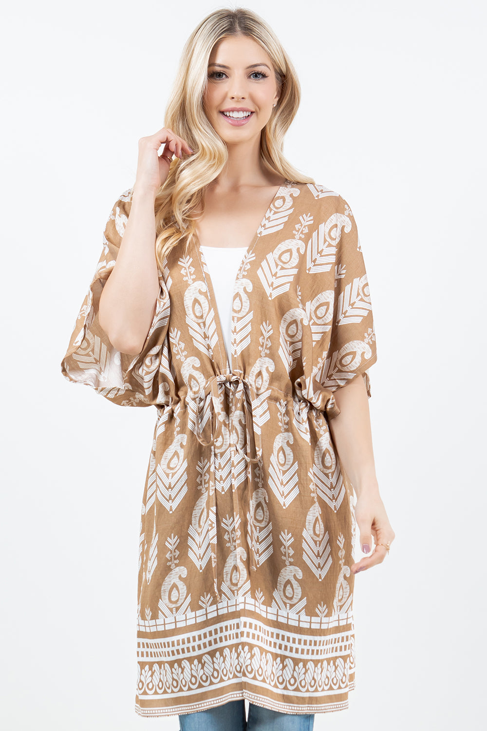 KP-5516 Eyelet Design Wearable w/ Front Ties