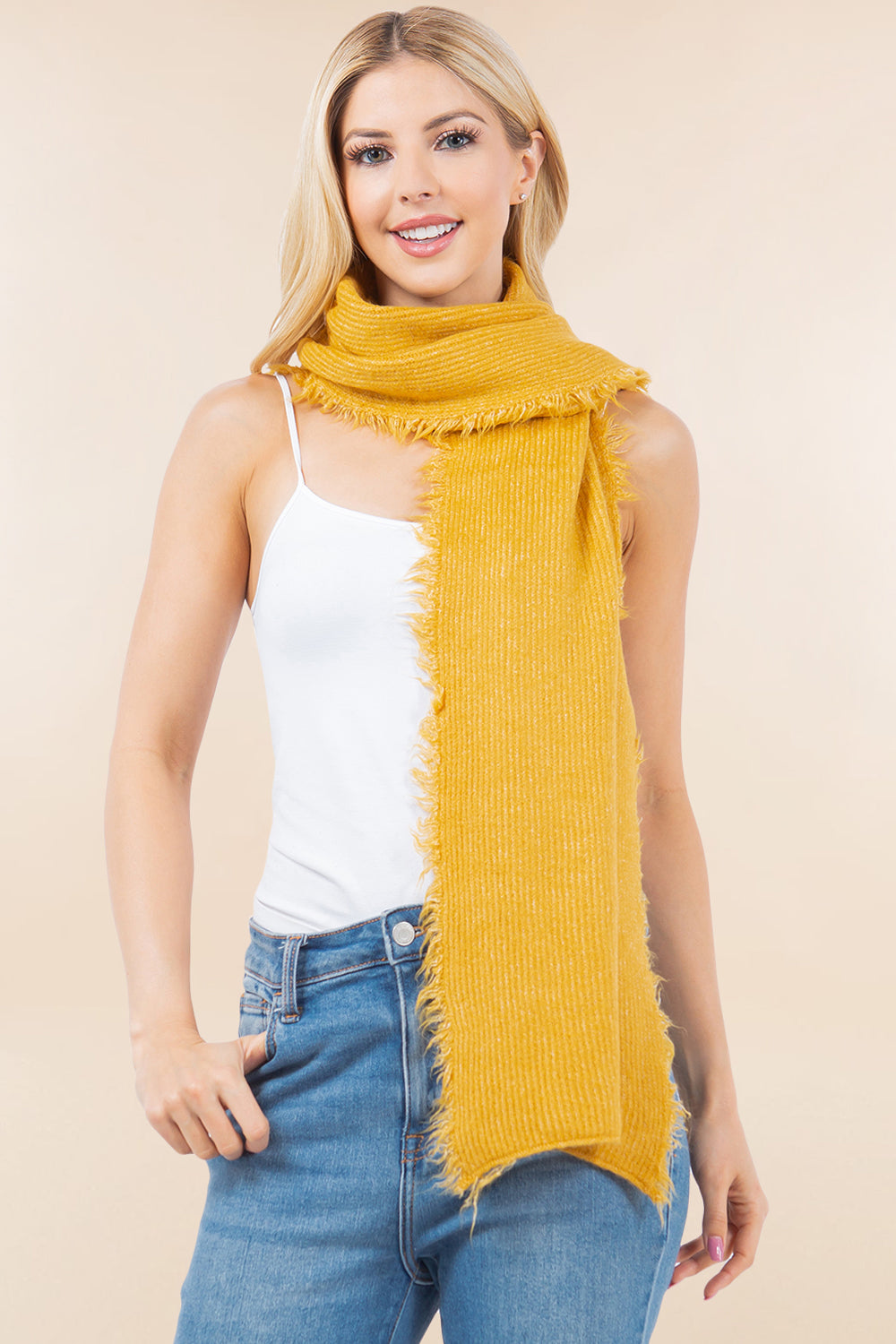 OA-4277 solid color scarf shawl