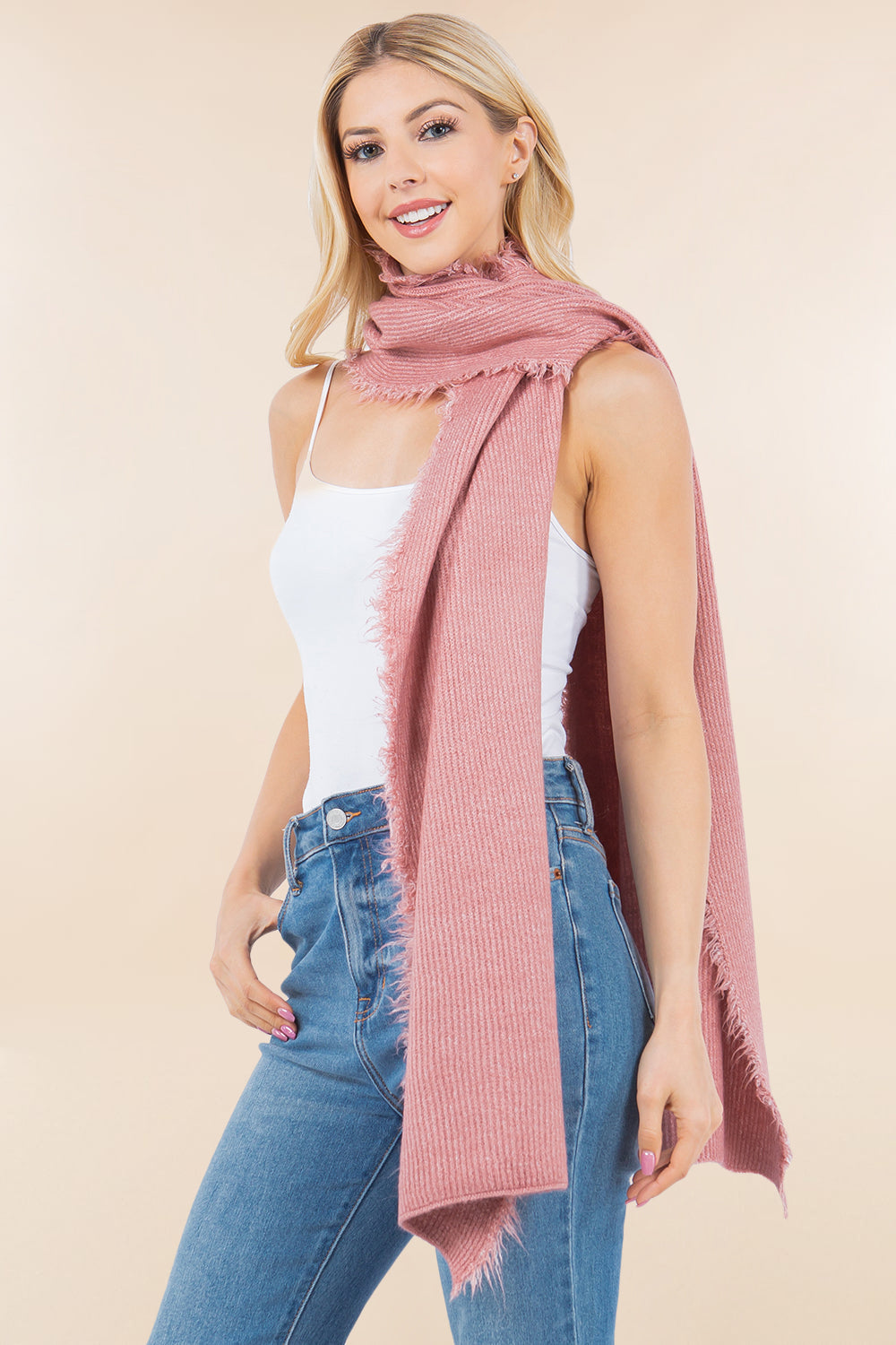 OA-4277 solid color scarf shawl